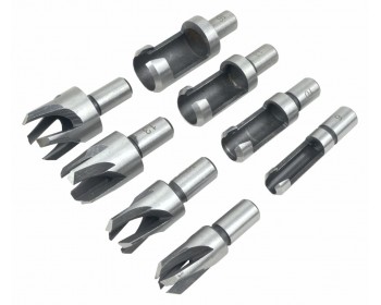 8pc Wood Plug Cutter Set